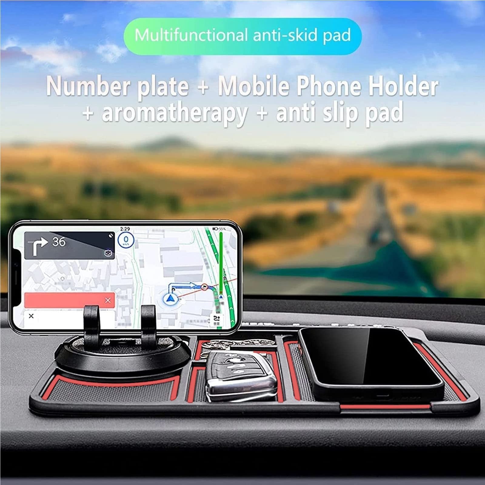 Non-Slip Car Phone Pad 6